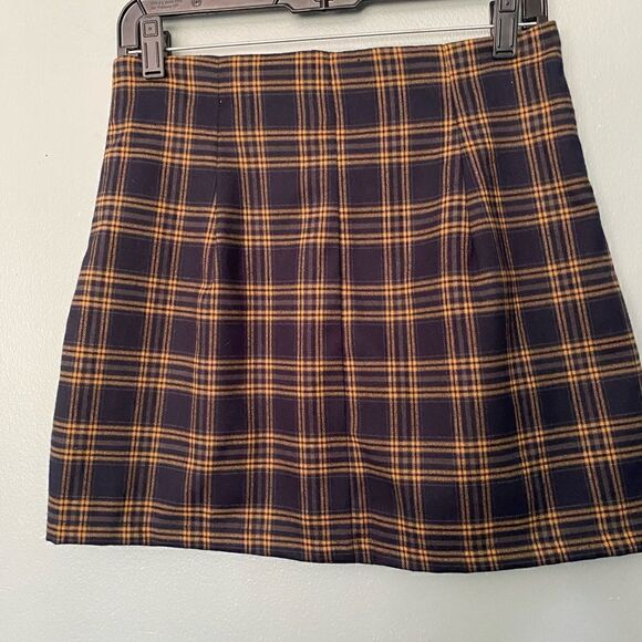 Forever 21 Plaid Mini Skirt Zipper - Picture 1 of 6